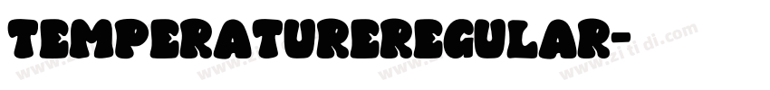 TemperatureRegular字体转换