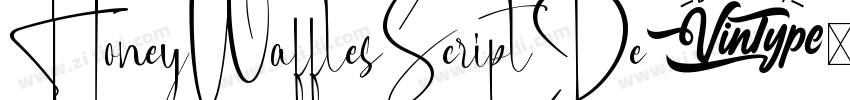 HoneyWafflesScriptDe字体转换 HoneyWafflesScriptDe字体转换