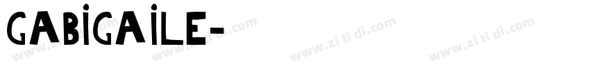 Gabigaile字体转换