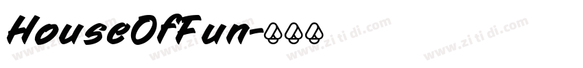 HouseOfFun字体转换