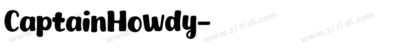 CaptainHowdy字体转换