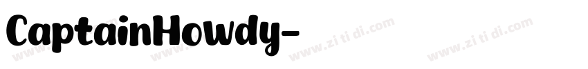 CaptainHowdy字体转换