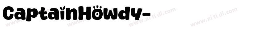 CaptainHowdy字体转换