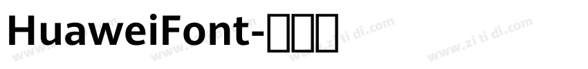 HuaweiFont字体转换