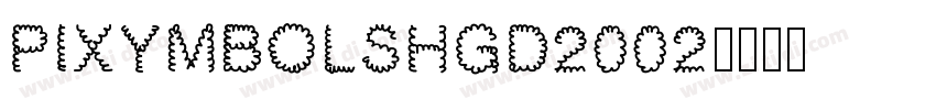 PIXymbolsHGD2002字体转换