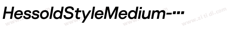 HessoldStyleMedium字体转换