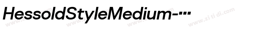 HessoldStyleMedium字体转换