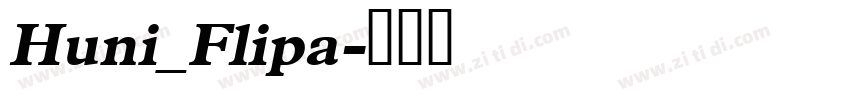 Huni_Flipa字体转换