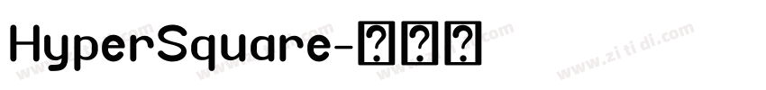 HyperSquare字体转换