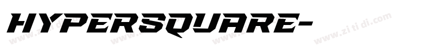HyperSquare字体转换