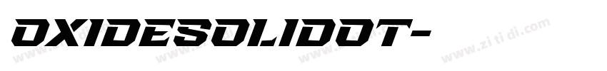 OxideSolidOT字体转换