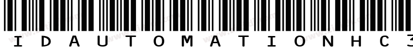 IDAutomationHC39M◆字体转换
