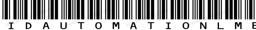IDAutomationlMB字体转换