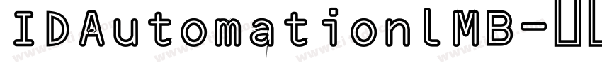 IDAutomationlMB字体转换