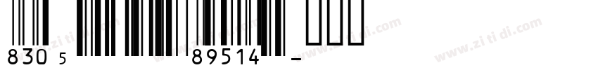 IDAutomationITF14tt字体转换