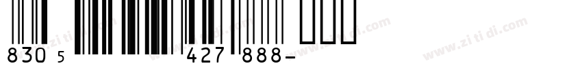 IDAutomationOCRbIII字体转换