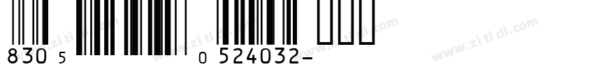 IDAutomationUPCEANM字体转换