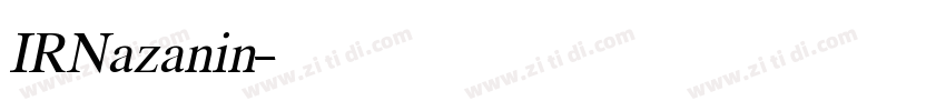 IRNazanin字体转换