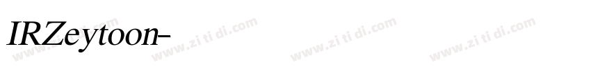 IRZeytoon字体转换