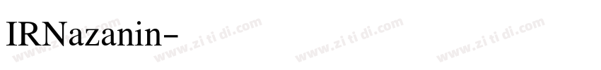 IRNazanin字体转换