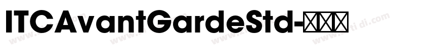 ITCAvantGardeStd字体转换
