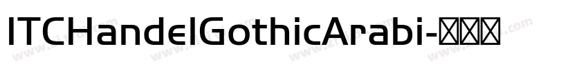 ITCHandelGothicArabi字体转换