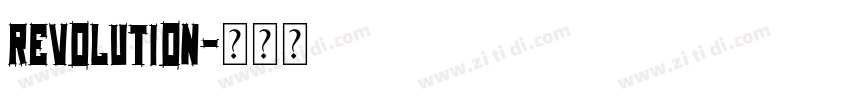 Revolution字体转换