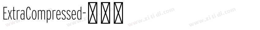 ExtraCompressed字体转换