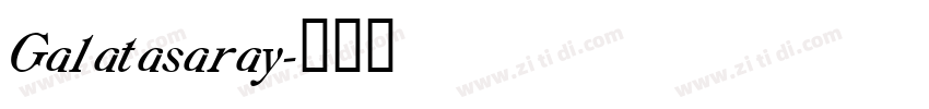 Galatasaray字体转换