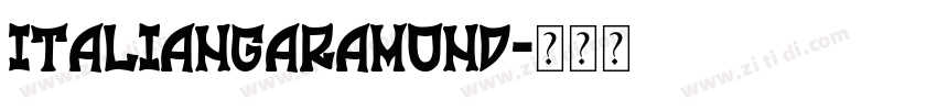 ItalianGaramond字体转换