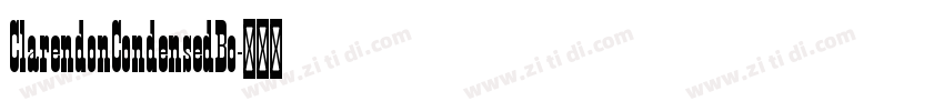 ClarendonCondensedBo字体转换