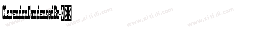 ClarendonCondensedBo字体转换