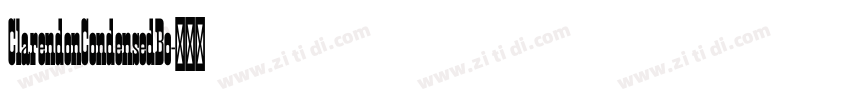 ClarendonCondensedBo字体转换