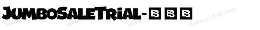 JumboSaleTrial字体转换