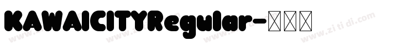 KAWAICITYRegular字体转换 KAWAICITYRegular字体转换