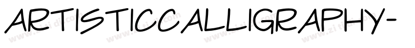 ArtisticCalligraphy字体转换