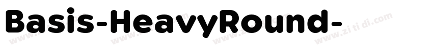 Basis-HeavyRound字体转换