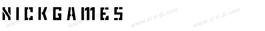 nickgames字体转换