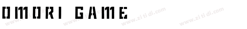 omori_game字体转换