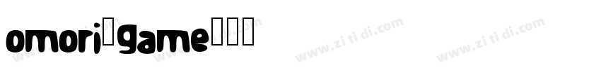 omori_game字体转换