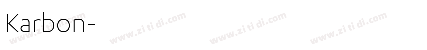 Karbon字体转换