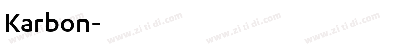 Karbon字体转换