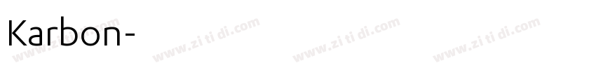 Karbon字体转换