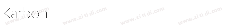 Karbon字体转换