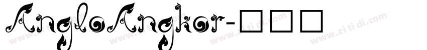 AngloAngkor字体转换