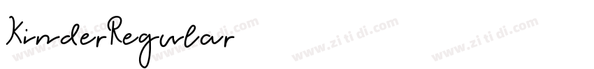 KinderRegular字体转换