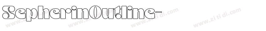 SepherinOutline字体转换