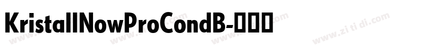 KristallNowProCondB字体转换 KristallNowProCondB字体转换