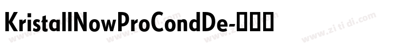KristallNowProCondDe字体转换 KristallNowProCondDe字体转换