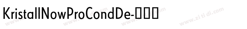KristallNowProCondDe字体转换 KristallNowProCondDe字体转换